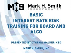 Basic ALM/Interest Rate Risk Training for Credit Unions